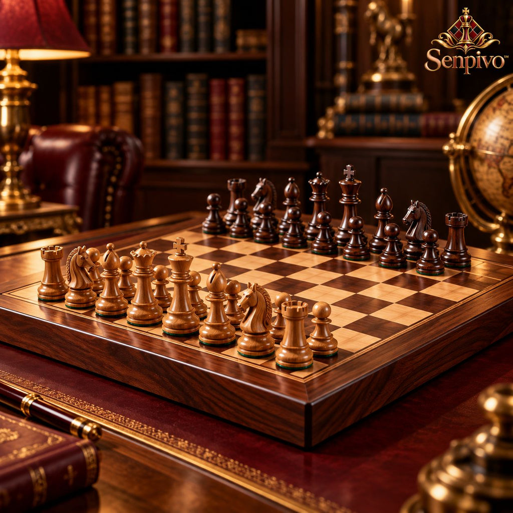 Senpivo Premium Wooden Chess Set main image