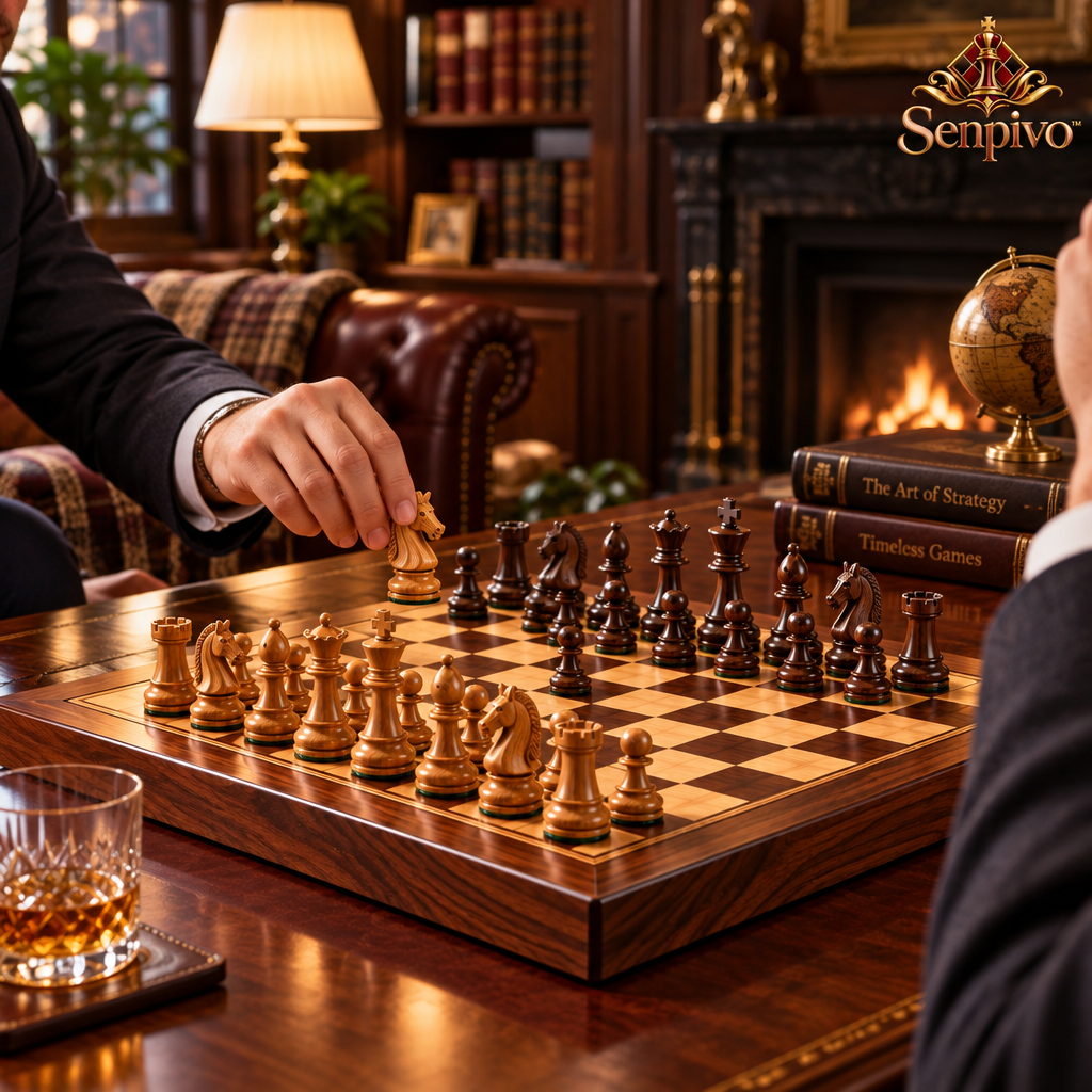 Senpivo Premium Wooden Chess Set detail image 1