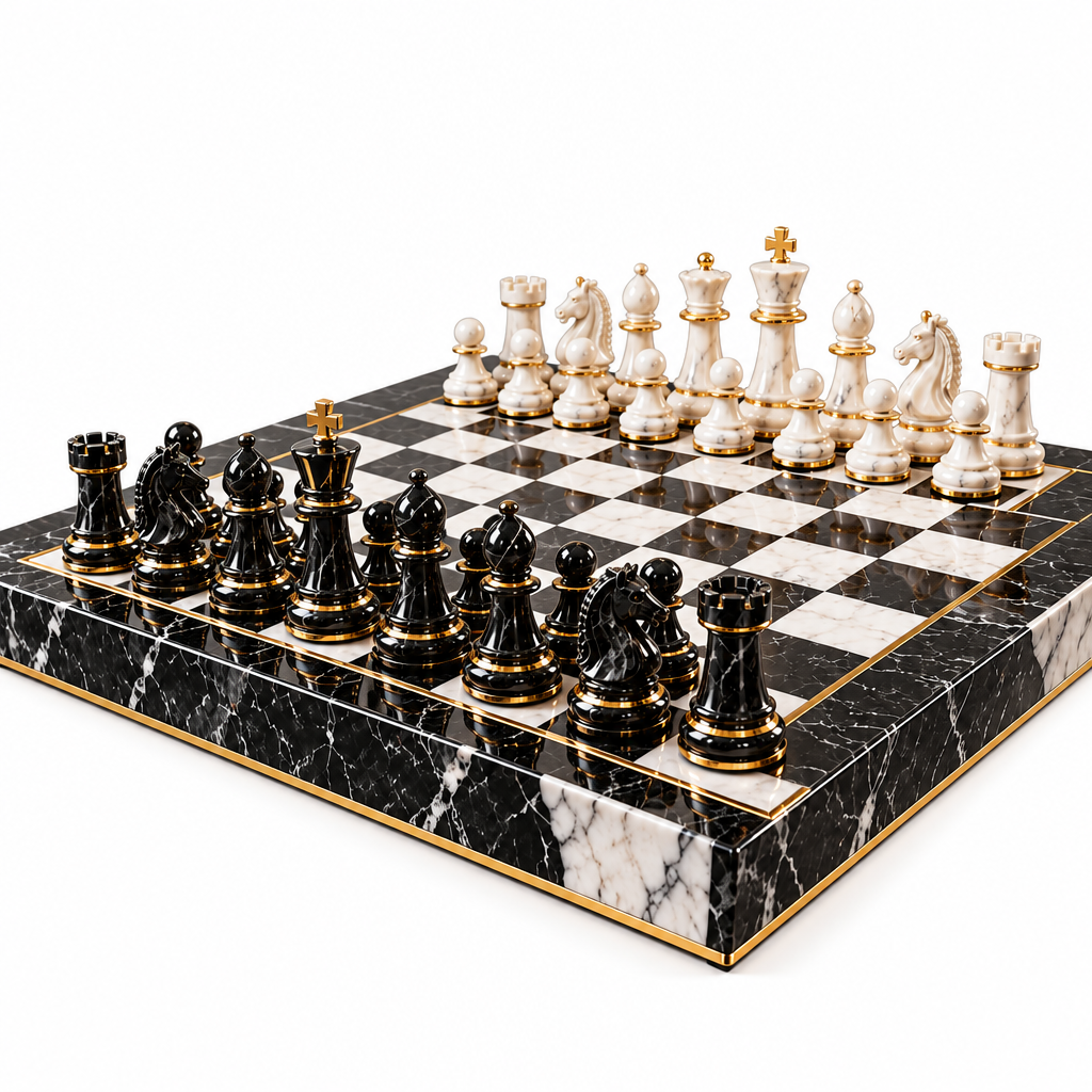 Senpivo Marble Chess Set detail image 3