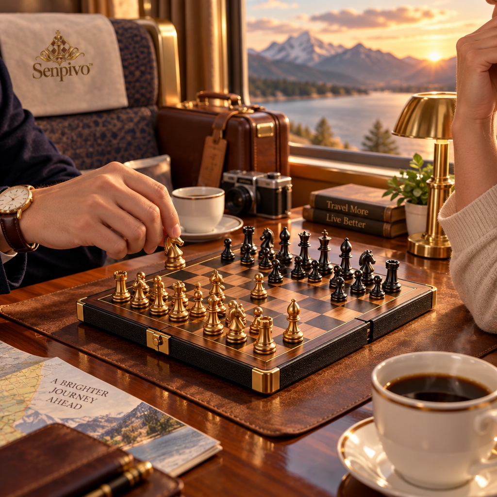 Senpivo Magnetic Travel Chess Set detail image 2