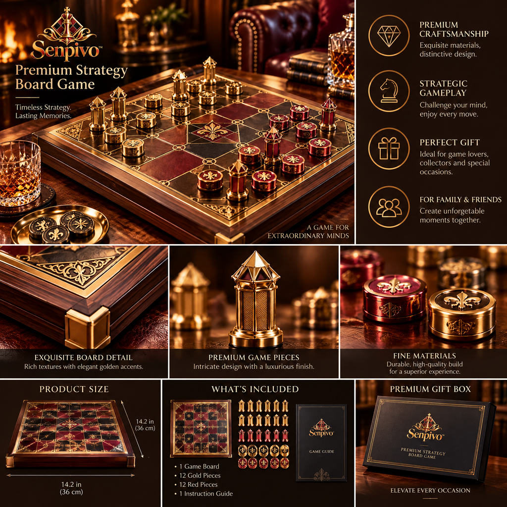 Senpivo Premium Strategy Board Game detail image 3